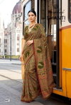 Shanti Vol 9 By Kashvi right Moss Foil Printed Fancy Saree Wholesale Online
